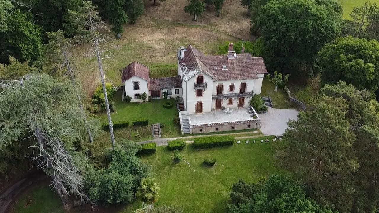 Chateau aerial view